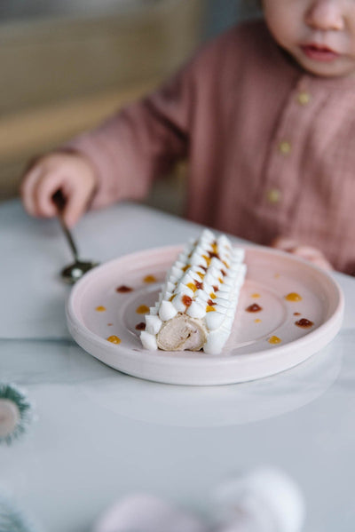 La bûche mangue-cerise du chef Arnaud Cheylus - Popote Bébé