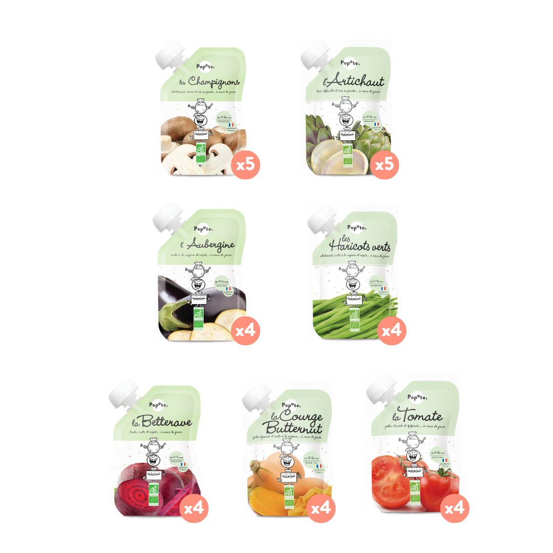 Les légumes pack découverte - Popote Bébé