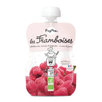 Compote bio framboises 120g pour bébé dès 4-6 mois - Popote Bébé