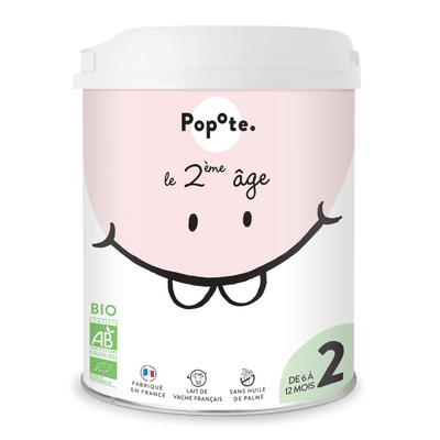 Le Lait 2ème âge 800g - Popote Bébé