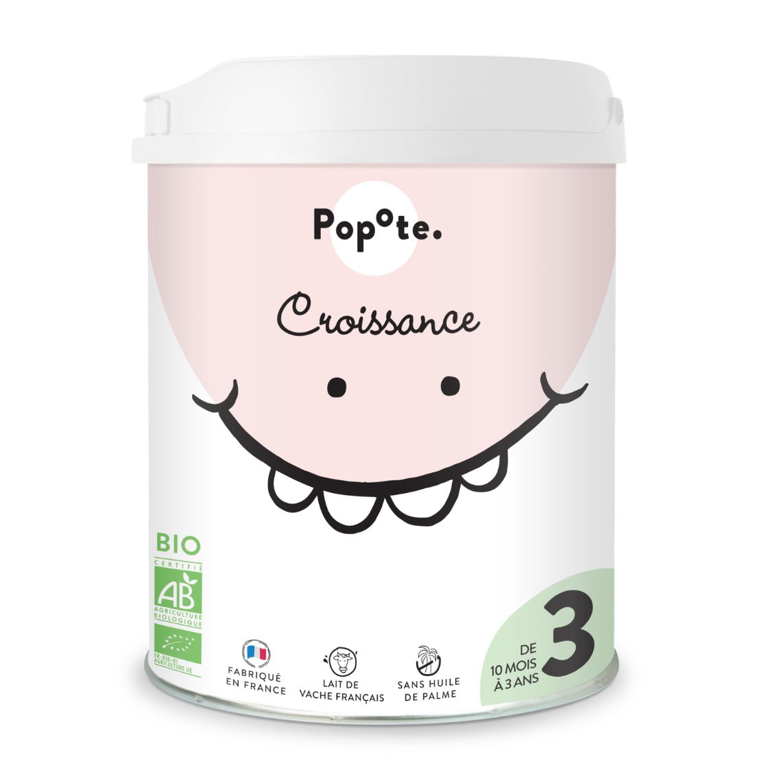 Le Lait 3ème âge Croissance 800g - Popote Bébé